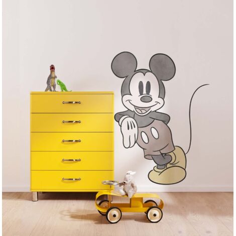 Stickers Mural Géant Autocollant Mickey Mouse -Mickey Essential- Disney Mickey Essentiel (1/4)