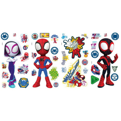 Stickers mural Amazing Spider-man et ses amis - Collection Spidey