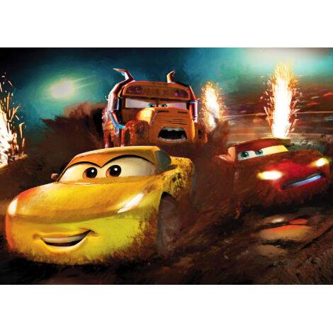 Papier peint panoramique enfant Cars Piste de Terre (1/5)