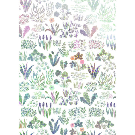 Poster géant intissé Ferme aux fleurs - 200 x 280 cm (1/5)
