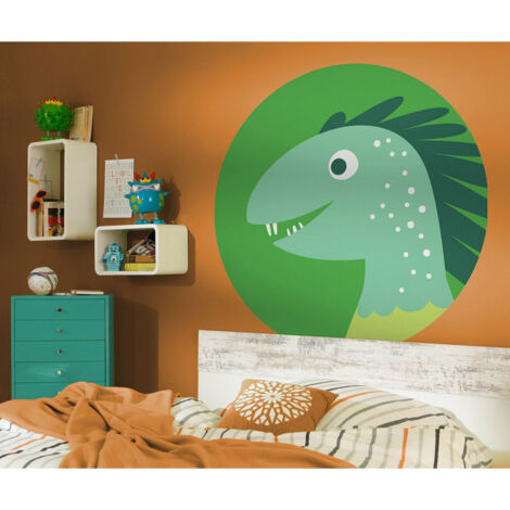 Komar Little Dino Velo 125 x 125 cm, Stickers pour les murs D1-068 (1/3)
