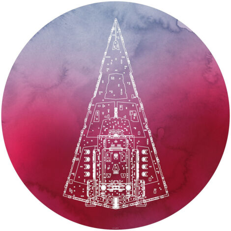 Autocollant Vinyle Star Wars Destroyer Impérial - Déco Murale, Voiture Ou Fenêtre