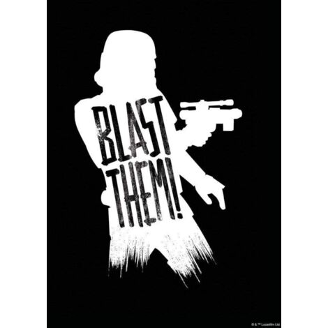 Poster d'Art Star Wars Silhouette Stormtrooper et Citations - 30 x 40 cm (1/3)