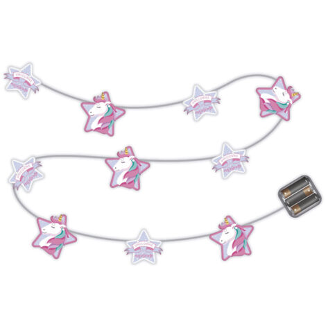 Guirlande lumineuse de Noël 10 LED - Licorne (1/3)