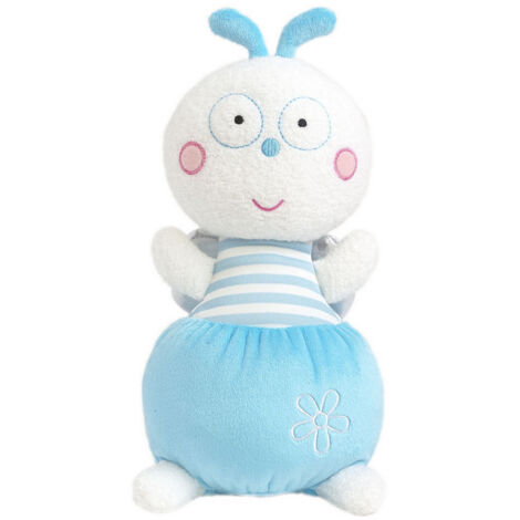 Luminou luciole bleue peluche lumineuse naturelle fonctionne sans pile  et  30 cm
