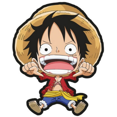 Coussin forme One Piece Luffy 33x41cm (1/2)