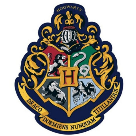 Coussin forme Harry Potter Blason Château de Poudlard 30x33cm (1/4)