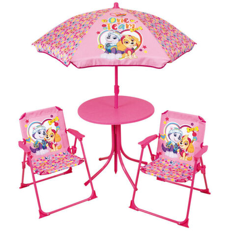 Set de jardin Pat'Patrouille rose Stella et Everest