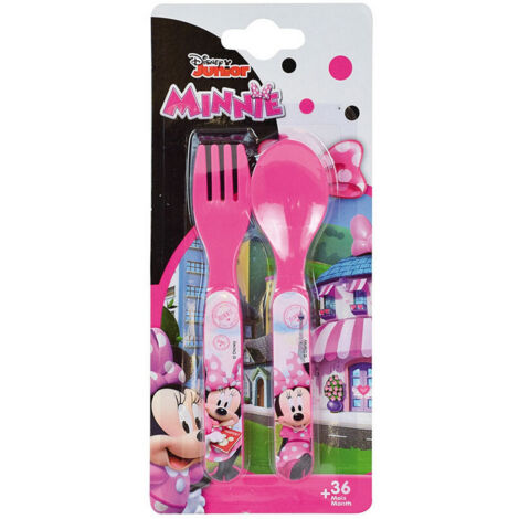 Disney Minnie Ensemble Couverts (Fourchette, Cuillere) (1/3)