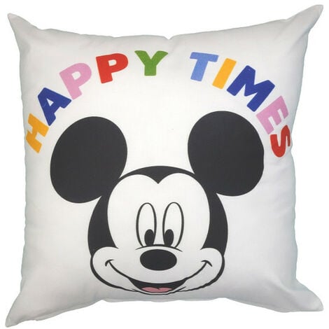 Coussin Disney Mickey Happy time - 45x45 cm