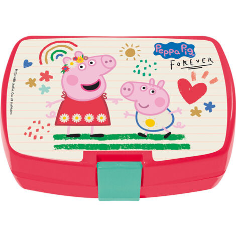 Peppa Pig Rouge Boite Goûter (1/2)