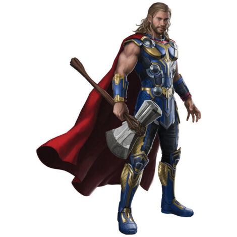 Stickers Muraux Personnage Marvel Thor -Love and Thunder - Amour et Tonnerre (1/5)