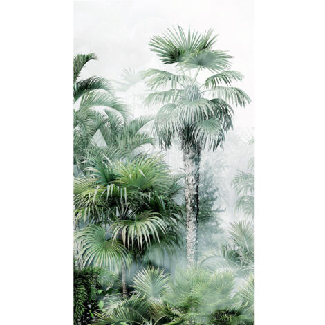 Poster intissé - foret jungle brouillard- 150 x 270 cm (1/3)