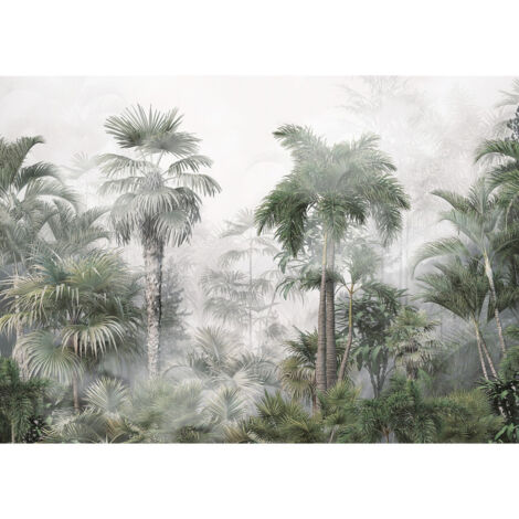 Poster intissé foret de palmier - 155 x 110 cm (1/3)