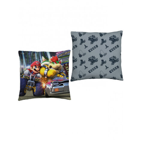 Coussin Carré Nin Super Mario Course - 40 cm x 40 cm (1/2)