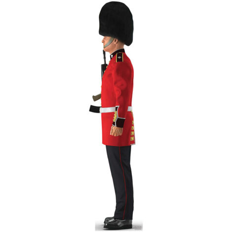 Figurine en carton - Garde du Palais Royal - tourné vers la gauche - Haut 90 cm (1/5)