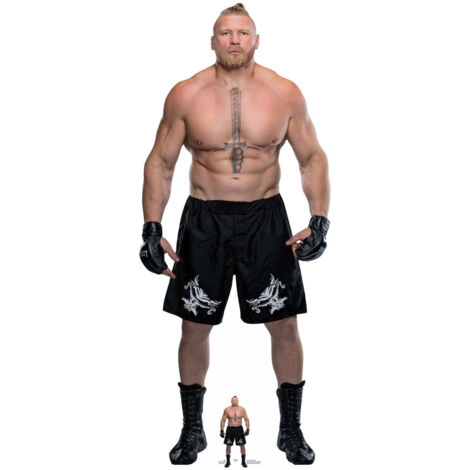 Figurine en carton Brock Lesnar - Catcheur WWE - Haut 192 cm (1/5)