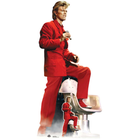 Figurine en carton D.Bowie - Chanteur Britannique - Haut 176 cm (1/5)