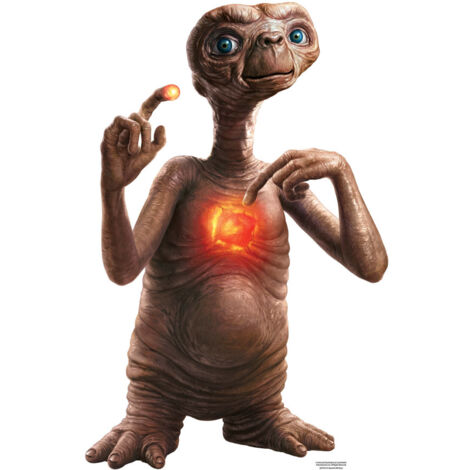 Figurine en carton - E.T l'Extra-Terrestre - Edition 40ème anniversaire - Haut 95 cm