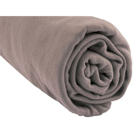 Lot de 3 Draps housse Bambou - 60x120 cm - Taupe