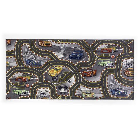 Tapis circuit voiture - Racers - 95x133 cm (1/5)