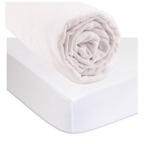 Draps housse 90x190 cm Bio + Alèse Coton Bio