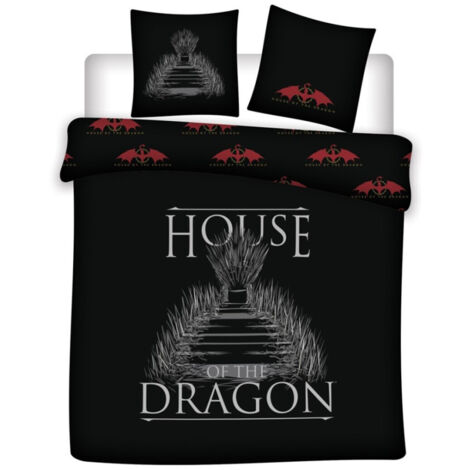 Parure de lit double réversible House of the Dragon - 220 cm x 240 cm (1/2)
