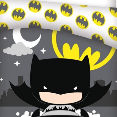 Parure de lit réversible Batman - 140 cm x 200 cm