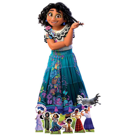 Figurine en carton - Encanto - Mirabel Madrigal avec 6 Mini-Figurines - Haut 134 cm (1/5)