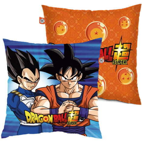 Coussin - Dragon Ball Z - Son Goku et Vegeta - 40x40cm (1/2)