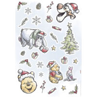 Stickers Muraux Disney Winnie l'Ourson Noël -Winnie Pooh Christmas-