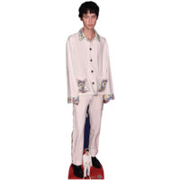 Figurine en carton Troye Sivan en Costume Blanc - Chanteur et Acteur Australien - Haut 174 cm