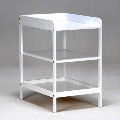 Meuble à langer LUDO / Blanc/ 55x75x90 cm