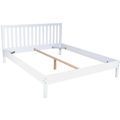 Lit PARKER 140x190 / Blanc/ 196x147x90 cm