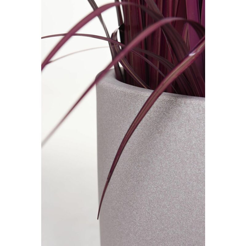Pflanzkübel Blumenkübel aus Kunststoff CITY Anthrazit Sandstein 80x43 cm 