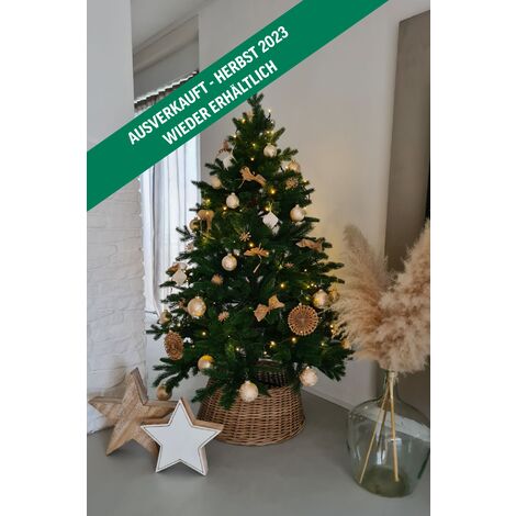 Künstlicher Weihnachtsbaum Premium Nordmanntanne, 150 cm hoch - 112x160 cm