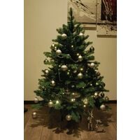 Künstlicher Weihnachtsbaum Premium Nordmanntanne, 120 cm hoch - 97x130 cm