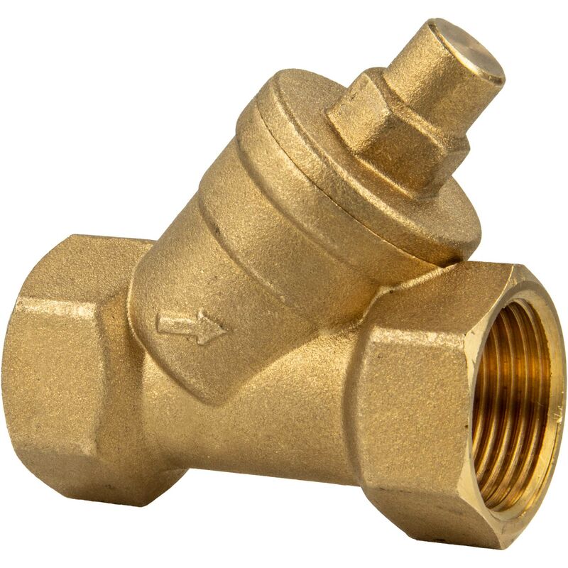 Tecuro Einschraubnippel Beidseitig R 3/8 Zoll AG – Mit Innenkonus 60° (iK), Messing Blank, DN10, Für Öl- Und Hydraulikinstallationen