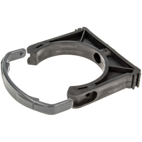tecuro Rohrschelle - Rohrclip für Rohre & Schläuche, Ø 90 mm, erweiterbar