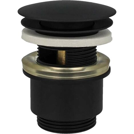 Tecuro Pop Up Ablaufgarnitur - Edelmatt Messing Für Waschbecken Mit Überlauf