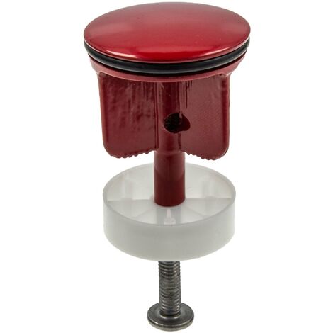 tecuro Excenterstopfen Ø 40 mm für 1 1/4 Zoll Ablaufventil - rot (RAL 3003)