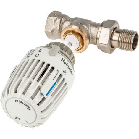 tecuro Kombi-Set Thermostatkopf K mit Nullstellung und Ventilunterteil V-exact II, DN 10 - Durchgangsform (1/5)