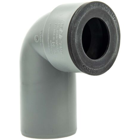 HT Siphonwinkel Siphonbogen 90° Ø 50 mm, inkl. Siphon-Gummi Ø 36-40 mm