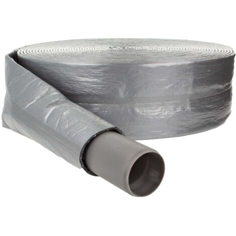 tecuro Vlies - Rohrisolierung Ø 100 x 4 mm Dämmstärke, mit reißfester PE-Schutzfolie - Meterware