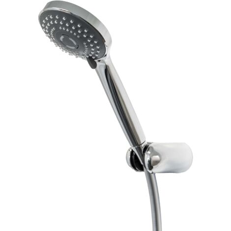 tecuro Wannenset Komfort-100 - mit 3 Funktionen Handbrause, Brauseschlauch 125 cm, Wandhalter 5-fach verstellbar (1/5)