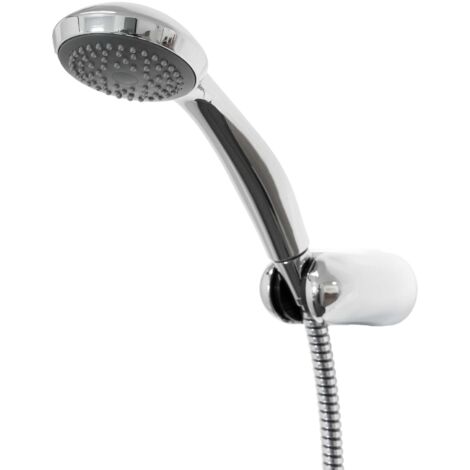 tecuro Wannenset Komfort-70 - mit Handbrause 1-strahlig, Brauseschlauch 150 cm, Wandhalter 5-fach verstellbar