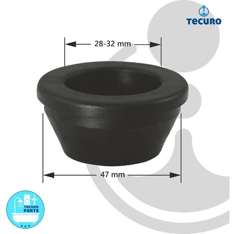 Gumminippel für Siphonbogen Außen Ø 47 mm x Innen Ø 28-32 mm