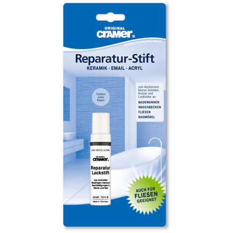 Reparatur Lackstift Fur Sanitarbereich Weiss Alpin Cramer Cra 15080 De