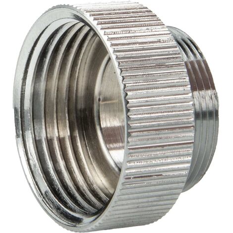 tecuro Aufnahme Adapter Übergangsstück für Ausläufe an Armaturen, AG M 22x1 auf IG 3/4 Zoll
