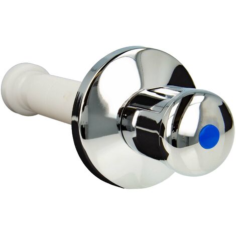 tecuro Verlängerung Set für UP-Ventil 50 - 140 mm, mit Rosette und Griff - verchromt